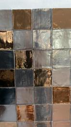 258 tegels 10 x 10 gemengd incl lijm / voeg, Doe-het-zelf en Verbouw, Tegels, Ophalen, Nieuw, Minder dan 20 cm, Minder dan 20 cm