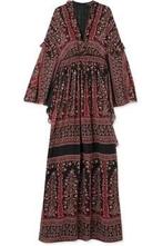Giambattista Valli RUNWAY boho zijden paisley maxijurk, it42, Maat 38/40 (M), Giambattista Valli, Overige kleuren, Verzenden