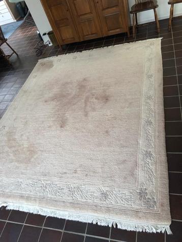 Dik wollen kleed tapijt, ca. 246 x 302 cm beschikbaar voor biedingen