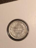 Zilveren 10 Cent 1890 - Koning Willem III, Koning Willem III, Zilver, Ophalen of Verzenden, 10 cent