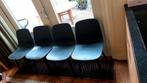 4 IKEA Odger antraciet stoelen, Huis en Inrichting, Stoelen, Ophalen, Zo goed als nieuw, Grijs