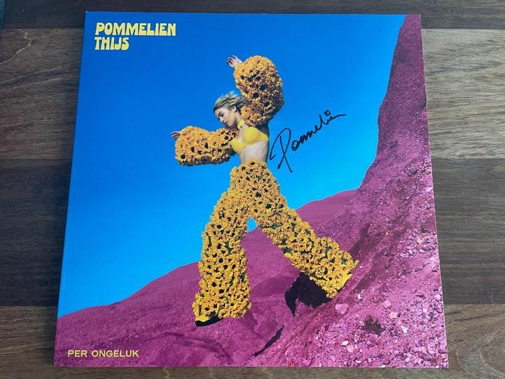 Vinyl LP Pommelien Thijs Per Ongeluk GESIGNEERD NIEUW Meau, Cd's en Dvd's, Vinyl | Nederlandstalig, Nieuw in verpakking, Pop, 12 inch