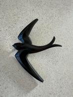 Vintage Zwaluw Broche - Antieke Woonaccessoire Vogel, Antiek en Kunst, Ophalen of Verzenden