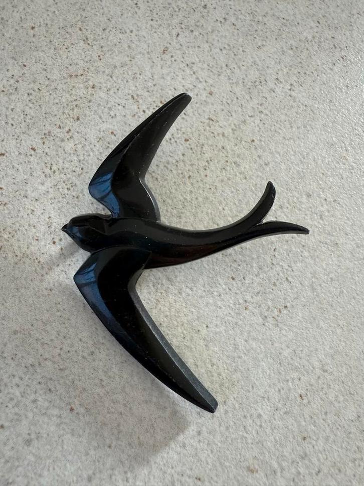 Vintage Zwaluw Broche - Antieke Woonaccessoire Vogel, Antiek en Kunst, Antiek | Woonaccessoires, Ophalen of Verzenden