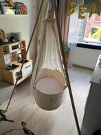 Leander baby wieg met driepoot, hemeltje en 4 aerosleep hoes, Ophalen, Zo goed als nieuw, Wieg