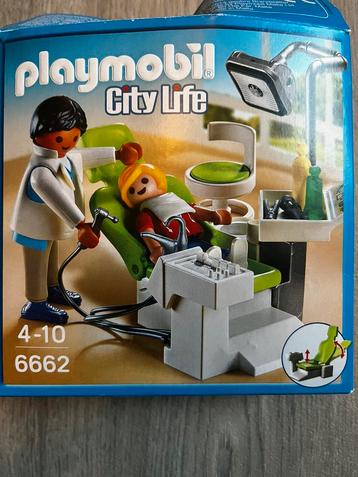 Playmobil City Life tandartsenkabinet 6662 + originele doos! beschikbaar voor biedingen