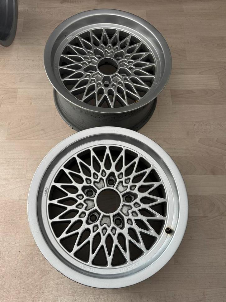 2x BBS Exip KBA 40536 15 inch velgen BMW E9 E12 E23 E24 E28, Auto-onderdelen, Banden en Velgen, Velg(en), Zomerbanden, 15 inch
