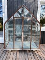 Kweekkas: antieke upcycled kas op wielen., Tuin en Terras, Kassen, Kweekkas, Zo goed als nieuw, Glas, Ophalen