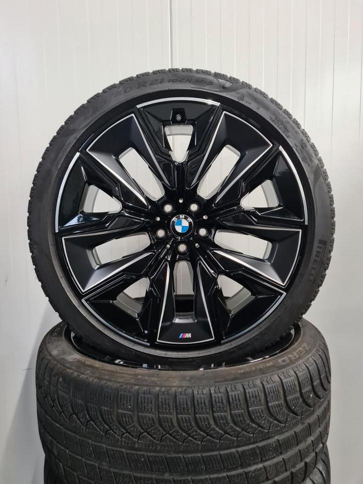 21' BMW i7 7 Serie G70 X3 G45 Styling 909M met winterbanden, Auto-onderdelen, Banden en Velgen, Banden en Velgen, Winterbanden
