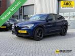 Alfa Romeo Stelvio 2.0 T AWD Super Sportstoelen Leer Navi Ca, Auto's, Automaat, 1995 cc, Zwart, 4 cilinders