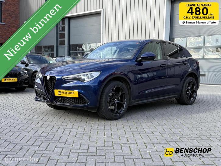 Alfa Romeo Stelvio 2.0 T AWD Super Sportstoelen Leer Navi Ca, Auto's, Alfa Romeo, Te koop, Stelvio, 4x4, ABS, Achteruitrijcamera