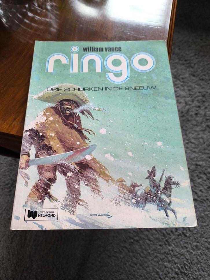 Ringo - "Drie Schurken in de Sneeuw", Boeken, Stripboeken, Gelezen, Eén stripboek, Ophalen of Verzenden