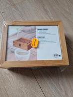 Nieuwe Bamboe Theedoos - 6 Compartimenten, Huis en Inrichting, Ophalen of Verzenden, Nieuw