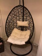 Hangstoel ei zwart, Tuin en Terras, Ophalen of Verzenden, Zo goed als nieuw