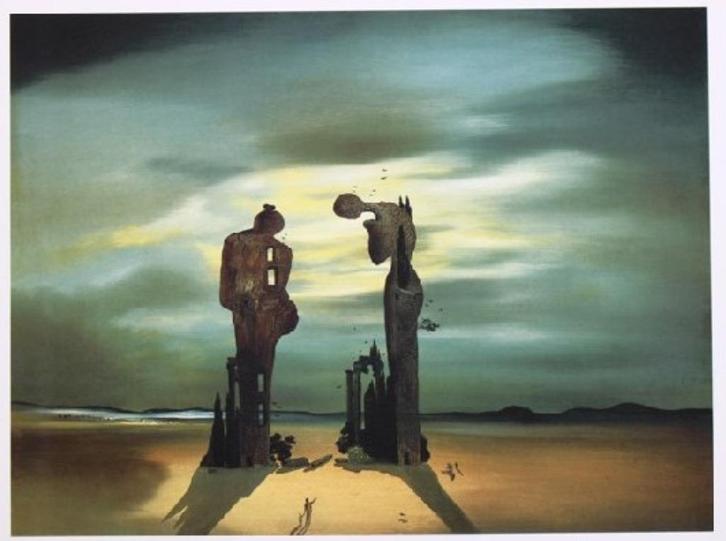 Salvador Dali(1904)Kleur Lithografie"Archaeological R"Ges Ge, Antiek en Kunst, Kunst | Litho's en Zeefdrukken, Ophalen of Verzenden