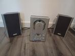 Stereo set met twee boxen, Audio, Tv en Foto, Stereo-sets, Overige merken, Gebruikt, Tuner of Radio, Losse componenten