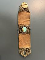 Leren armband (vaste prijs), Ophalen of Verzenden, Zo goed als nieuw, Zwart, Leer