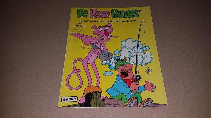 De Rose Panter - Twaalf ambachten en dertien ongelukken, Boeken, Stripboeken, Zo goed als nieuw, Eén stripboek, Ophalen of Verzenden