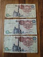 One Pound - 1 Egyptische Pond - Egypte 3 bankbiljetten, Ophalen