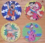 vier verschillende Flippo's - Jam Caps - Flintstones, Verzamelen, Ophalen of Verzenden, Losse flippo's
