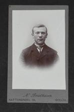 Antieke foto man N. Broekhuisen Gouda 1910 CDV, Verzamelen, Foto's en Prenten, Gebruikt, Foto, Ophalen of Verzenden, Voor 1940