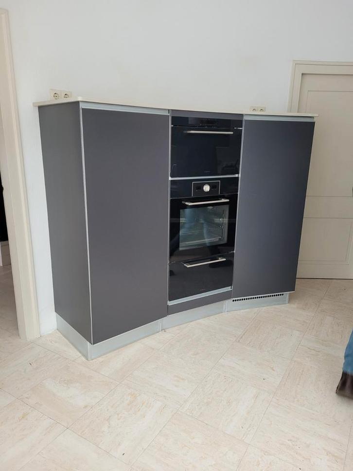 Gebruikte Keuken te koop, Huis en Inrichting, Keuken | Complete keukens, Gebruikt, Grijs, Ophalen of Verzenden