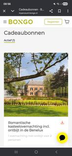 Bon voor hotelovernachting, Twee personen, 1 overnachting