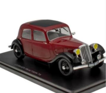 Traction 7A 1943 b.rood schaal 1:24 Collection Citroen # 17 beschikbaar voor biedingen