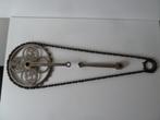 antieke fiets oldtimer blokketting met trapstel, Ophalen of Verzenden