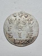 West-Friesland dubbele wapenstuiver 1792, Zilver, Overige waardes, Vóór koninkrijk, Losse munt