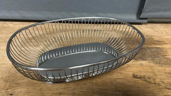 Alfra Alessi brood mandje. 18/10 stainless steel., Huis en Inrichting, Woonaccessoires | Schalen en Manden, Zo goed als nieuw