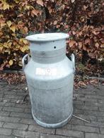 Melkbus., Tuin en Terras, Bloempotten, Gebruikt, Rond, Metaal, Tuin
