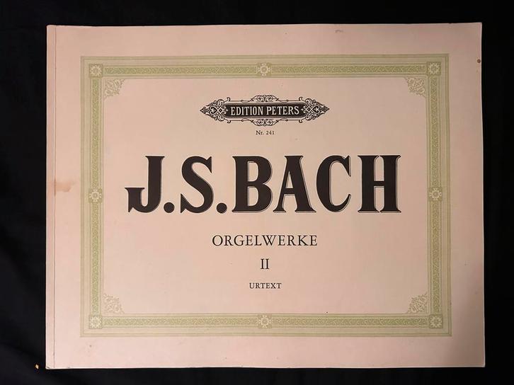 J.S. Bach Orgelwerke II - Peters 241, Muziek en Instrumenten, Bladmuziek, Zo goed als nieuw, Artiest of Componist, Klassiek, Orgel