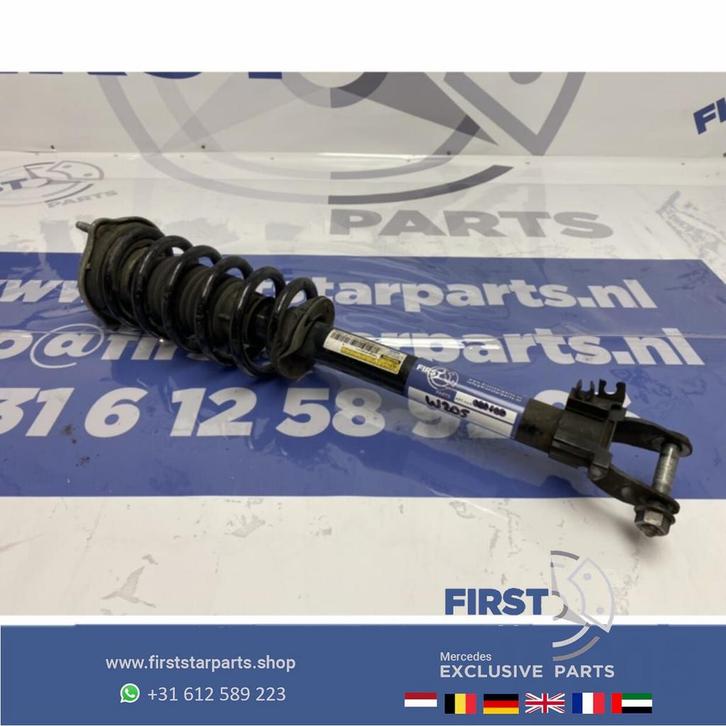 W205 SCHOKDEMPER LINKS origineel Mercedes C KLASSE 2014-2021, Auto-onderdelen, Ophanging en Onderstel, Mercedes-Benz, Gebruikt