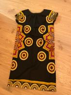 Zwarte jurk met Afrikaanse print Maat M ongeveer java print, Kleding | Dames, Jurken, Maat 38/40 (M), Zwart, Ophalen of Verzenden