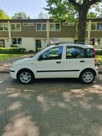 Fijne zuinige Fiat Panda met panoramadak en trekhaak, Auto's, Voorwielaandrijving, Stof, 1242 cc, Wit
