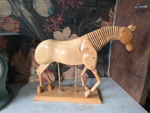 Houten ledenpaard, Antiek en Kunst, Curiosa en Brocante, Ophalen of Verzenden