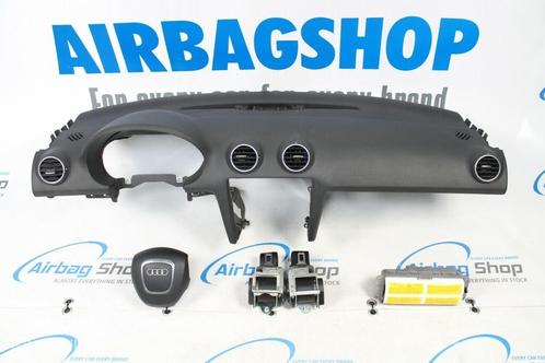 Airbag set - Dashboard zwart 4 spaak Audi A3 8P (2005-2012), Auto-onderdelen, Dashboard en Schakelaars