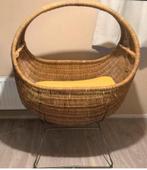 Rotan babywieg Celine met standaard en matras, Kinderen en Baby's, Ophalen, Zo goed als nieuw, Wieg