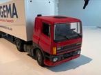 Tekno daf 85 met oplegger oegema 1:50, Ophalen of Verzenden, Gebruikt, Bus of Vrachtwagen, Tekno