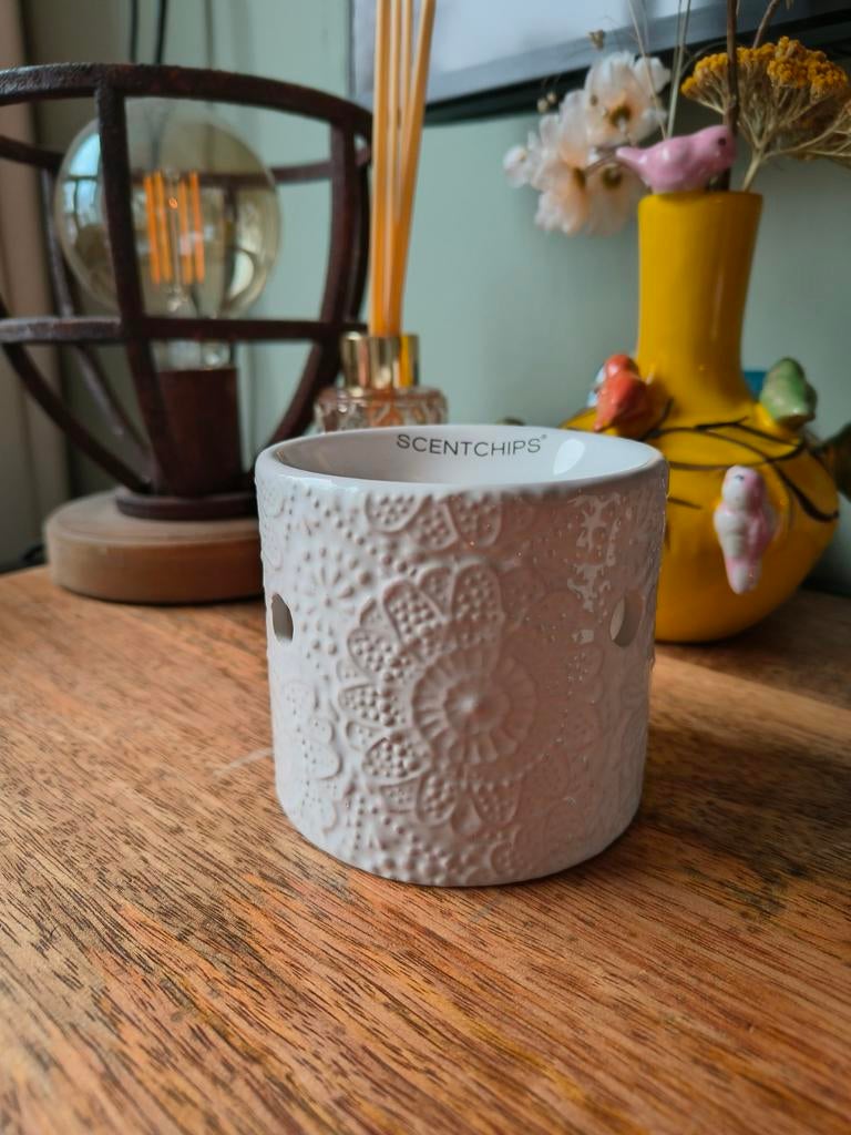 Scentchips Waxbrander, Overige materialen, Crème, Ophalen of Verzenden, Zo goed als nieuw