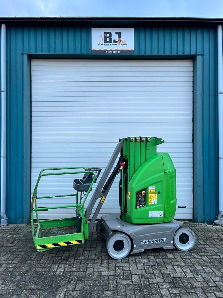 Jlg Toucan 10e vertical mast hoogwerker 10 mtr 2011, Zakelijke goederen, Machines en Bouw | Liften, Steigers en Ladders, Ophalen