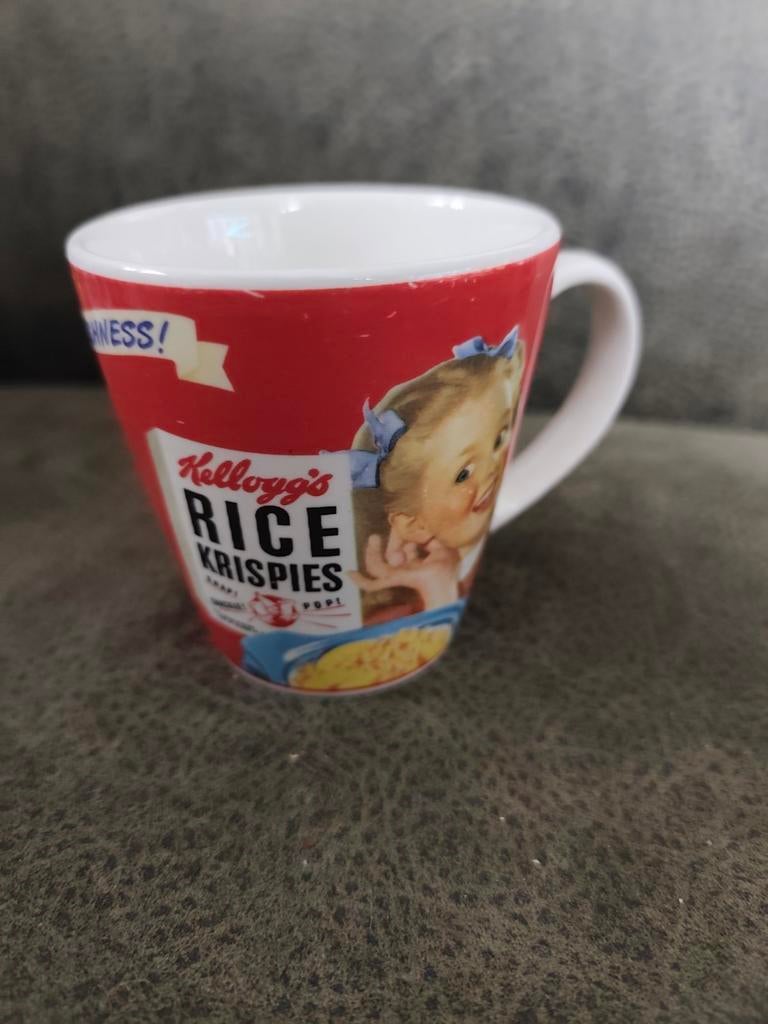 Vintage Kellogg's Rice Krispies Mok, Huis en Inrichting, Ophalen of Verzenden, Gebruikt
