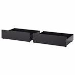 MALM Bedlade voor hoog bedframe, zwartbruin, Huis en Inrichting, Ophalen, Gebruikt, Zwart, Tweepersoons
