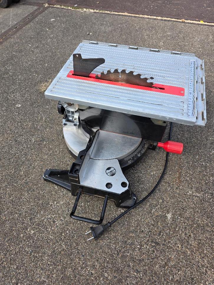 Afkortzaag / Tafelzaag / Verstekzaag KINZO 48P3110, Doe-het-zelf en Verbouw, Gereedschap | Zaagmachines, Gebruikt, Afkortzaag