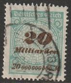 Rijk 1923 329a Cijfer 20 miljard, Gest, Postzegels en Munten, Postzegels | Europa | Duitsland, Ophalen of Verzenden, Overige periodes