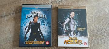 DVD Lara Croft tomb raider rhe cradle of life deel 1 en 2 beschikbaar voor biedingen