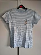 Shirt met stampertje maat xxs, Kleding | Dames, T-shirts, H&M, Blauw, Ophalen of Verzenden, Zo goed als nieuw
