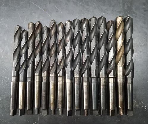 HSS metaalboren set MK2 (15 st) morseconus boren, Doe-het-zelf en Verbouw, Gereedschap | Boormachines, Gebruikt, Overige typen