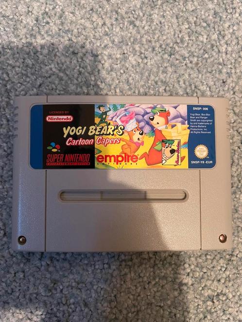 Yogi Bear met garantie, Spelcomputers en Games, Games | Nintendo Super NES, Zo goed als nieuw, 1 speler, Ophalen of Verzenden